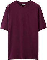 バーバリー 無地 クルーネック 半袖 Tシャツ ローズレッド 80777411 Order バーバリー 無地 クルーネック 半袖 Tシャツ ローズレッド 80777411