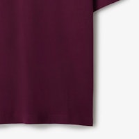 バーバリー 無地 クルーネック 半袖 Tシャツ ローズレッド 80777411 Sizing バーバリー 無地 クルーネック 半袖 Tシャツ ローズレッド 80777411