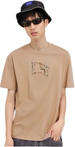 バーバリー 無地 クルーネック Tシャツ カーキカラー 80727031 Shop バーバリー 無地 クルーネック Tシャツ カーキカラー 80727031