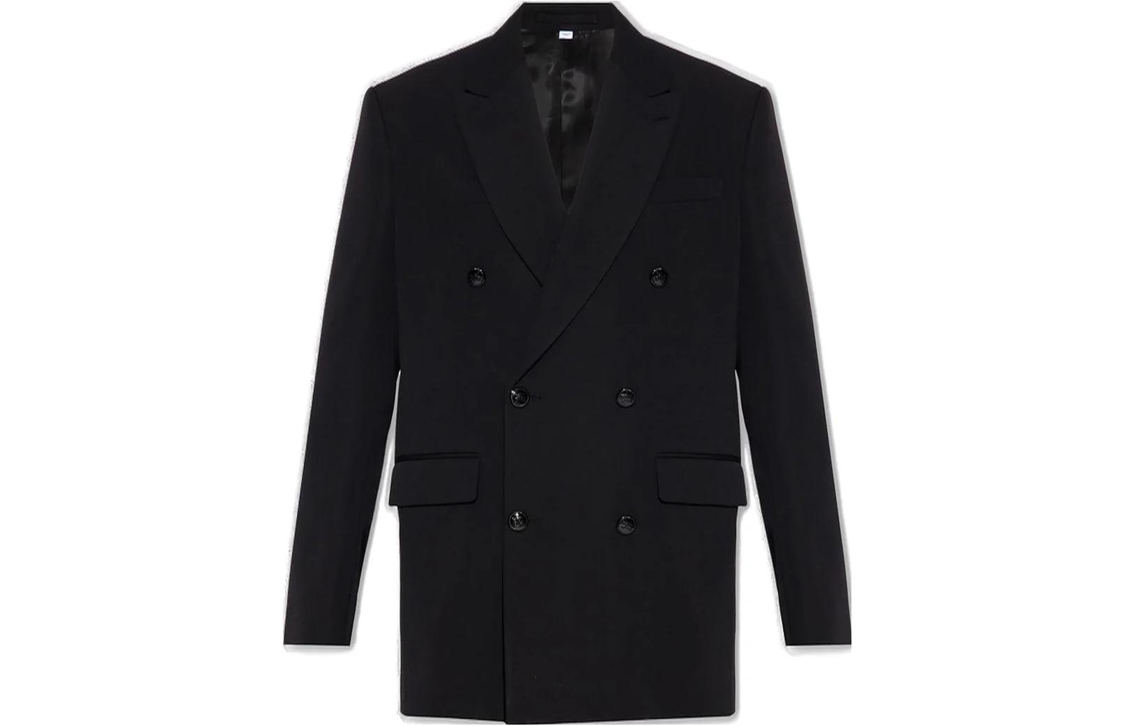 Burberry  Solid Color Double-Breasted Casual Blazer Jacket 80705321 圖 2