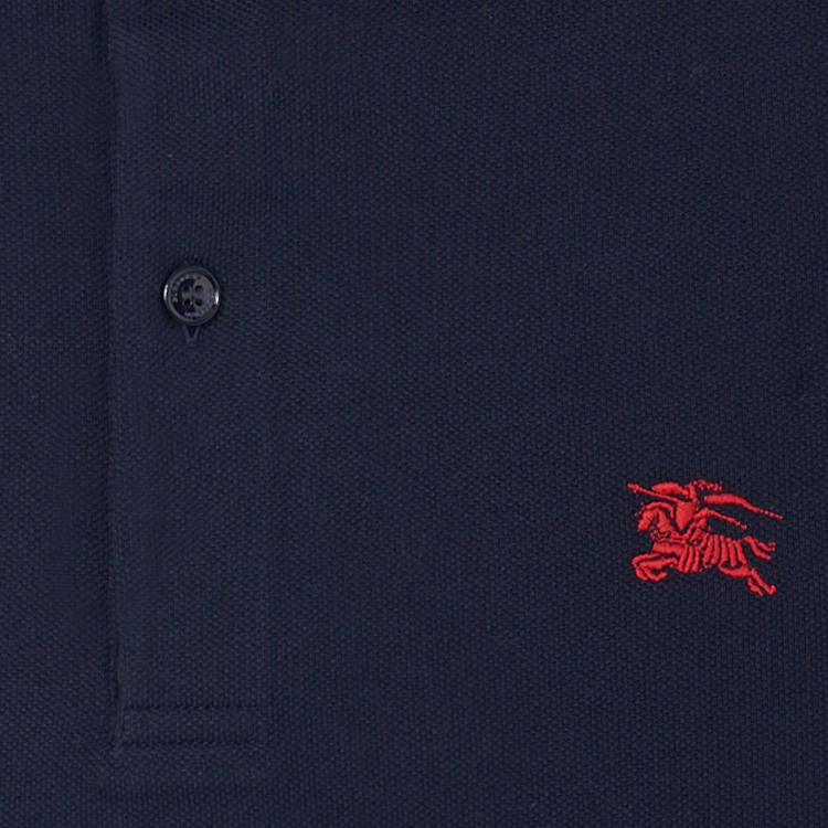 Details for Burberry Polo Shirt Lengan Pendek Oxford Warna Polos Logo Bordir 80362481