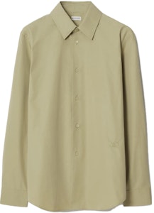 버버리 솔리드 컬러 승마 로고 긴팔 셔츠 - 올리브 그린 80764321 Buy 버버리 솔리드 컬러 승마 로고 긴팔 셔츠 - 올리브 그린 80764321