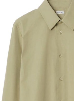 Burberry Baju Lengan Panjang Logo Equestrian Warna Solid - Hijau Zaitun 80764321 Shop Burberry Baju Lengan Panjang Logo Equestrian Warna Solid - Hijau Zaitun 80764321