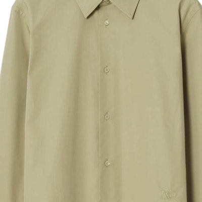 Burberry Baju Lengan Panjang Logo Equestrian Warna Solid - Hijau Zaitun 80764321 Purchase Burberry Baju Lengan Panjang Logo Equestrian Warna Solid - Hijau Zaitun 80764321