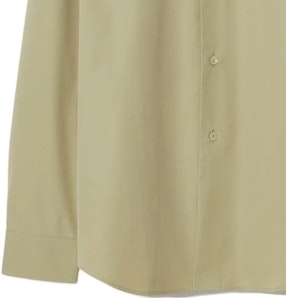 버버리 솔리드 컬러 승마 로고 긴팔 셔츠 - 올리브 그린 80764321 Details for 버버리 솔리드 컬러 승마 로고 긴팔 셔츠 - 올리브 그린 80764321