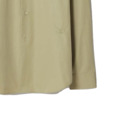 Burberry Baju Lengan Panjang Logo Equestrian Warna Solid - Hijau Zaitun 80764321 Sizing Burberry Baju Lengan Panjang Logo Equestrian Warna Solid - Hijau Zaitun 80764321