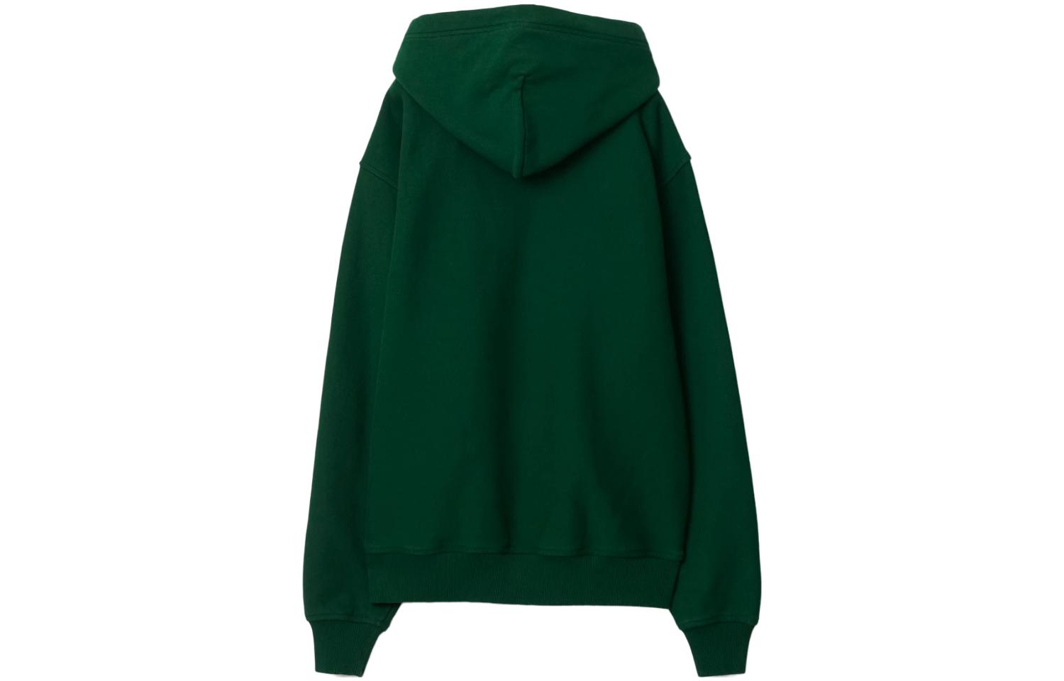 Lookbook Sudadera con Capucha Burberry Verde Sólido. 80812201