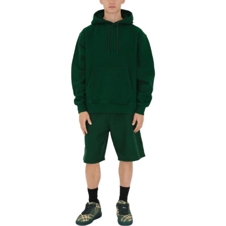 Shop Sudadera con Capucha Burberry Verde Sólido. 80812201