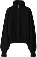 Burberry Solid Color Half-Zip Hooded Pullover Sweater. 80758881 Burberry Solid Color Half-Zip Hooded Pullover Sweater. 80758881