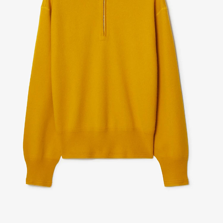 Sizing Burberry Suéter Pullover con Capucha Media Cremallera Color Sólido. 80758881