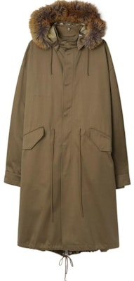 Abrigo Casual Burberry con Capucha y Manga Larga en Color Sólido Beige. 80791991 Order Abrigo Casual Burberry con Capucha y Manga Larga en Color Sólido Beige. 80791991