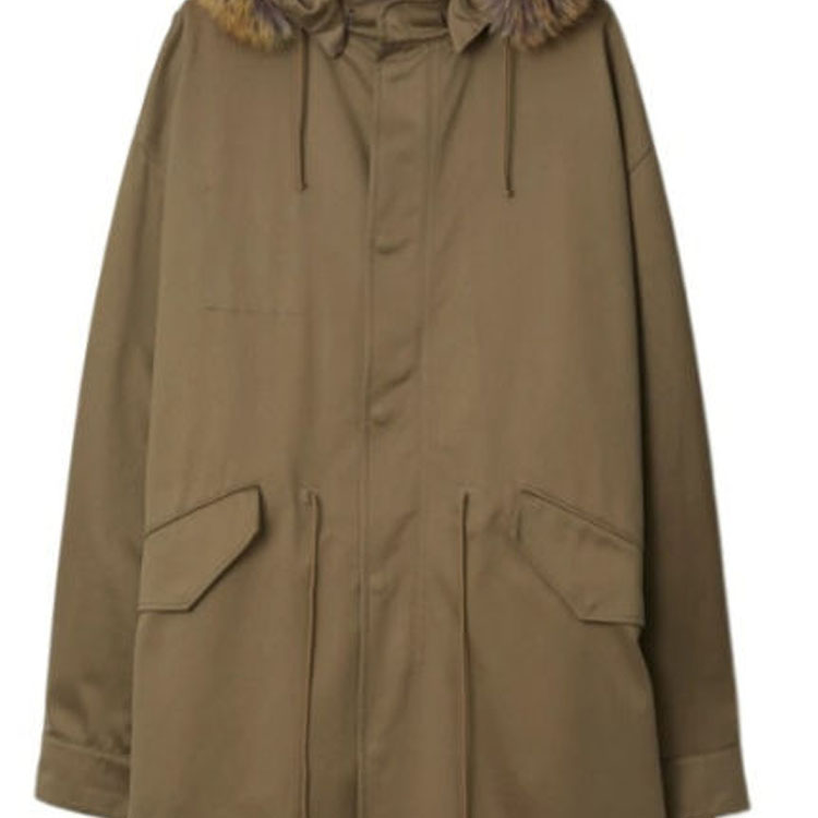 Details for Abrigo Casual Burberry con Capucha y Manga Larga en Color Sólido Beige. 80791991