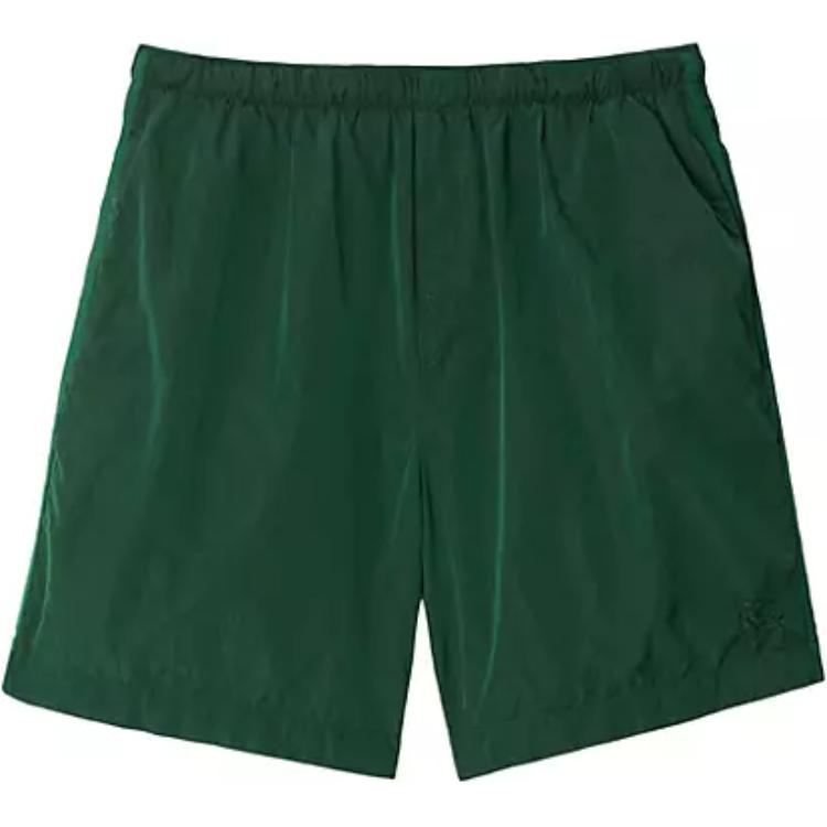 Burberry  Solid Color Ivy Elastic Waist Stretch Woven Casual Shorts. 80823061