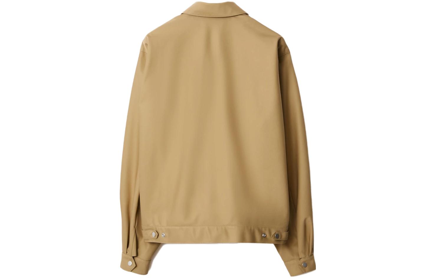 Lookbook Chaqueta Beige de Lino con Cremallera Burberry. 80813381