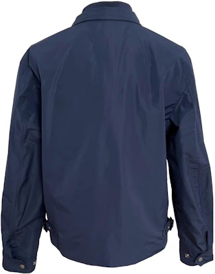 博柏利纯色刺绣标志蓝色拉链夹克 40165401 Lookbook 博柏利纯色刺绣标志蓝色拉链夹克 40165401