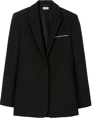 Burberry Solid Color Long Sleeve Blazer - Black 80765191 Buy Burberry Solid Color Long Sleeve Blazer - Black 80765191