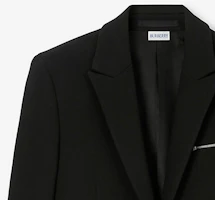 Details for Burberry 素色長袖西裝外套 - 黑色 80765191