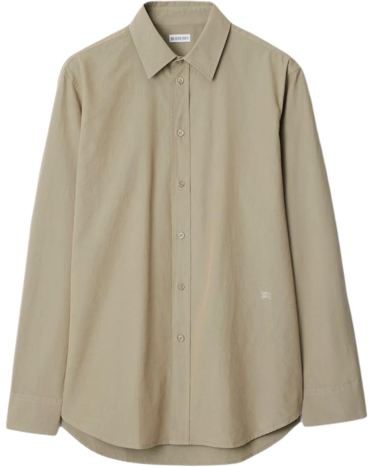 burberry-solid-color-loose-fit-long-sleeve-shirt-khaki-80894841