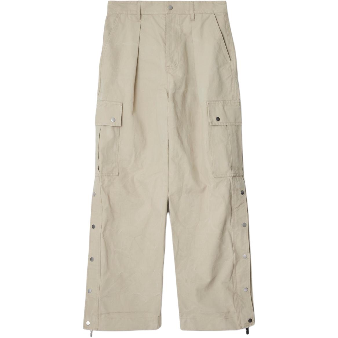 Burberry  Solid Color Loose Fit Cargo Pants Plaster White. 80914741 圖 2