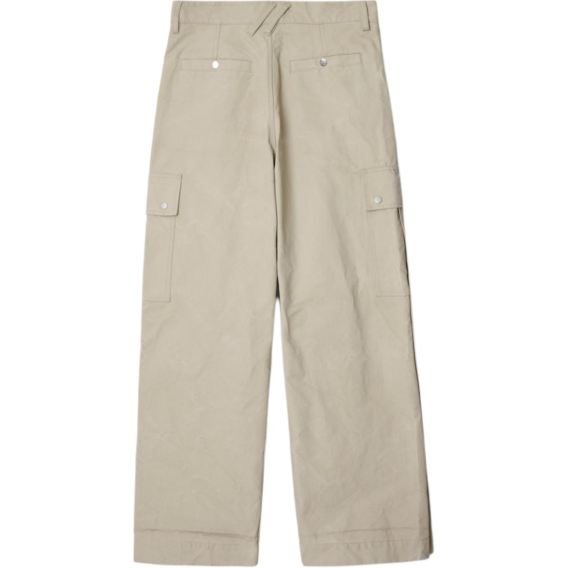 Burberry  Solid Color Loose Fit Cargo Pants Plaster White. 80914741 圖 3