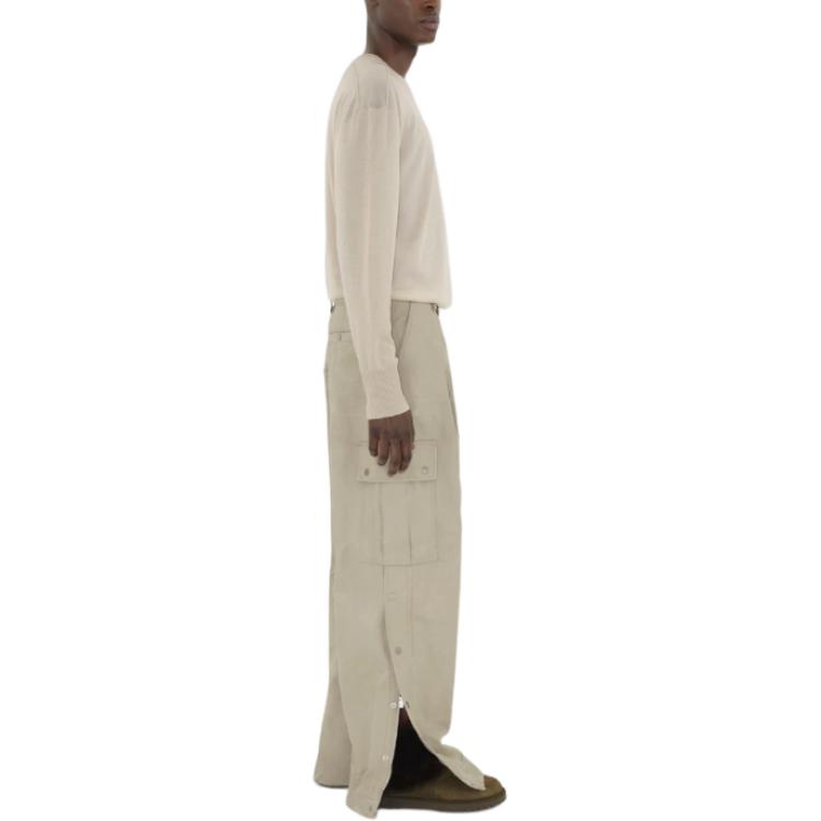 Burberry  Solid Color Loose Fit Cargo Pants Plaster White. 80914741 圖 6