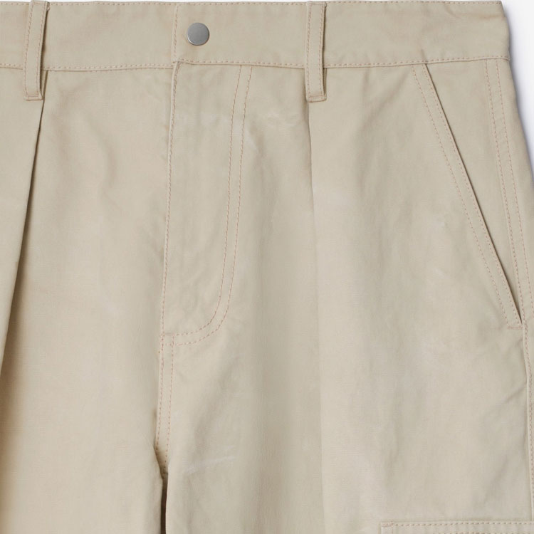 Burberry  Solid Color Loose Fit Cargo Pants Plaster White. 80914741 圖 7