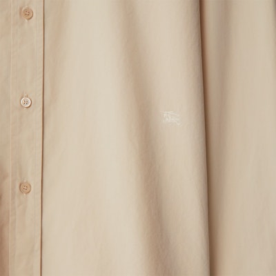 버버리 베이지 솔리드 컬러 루즈 핏 긴팔 셔츠. 80894851 Details for 버버리 베이지 솔리드 컬러 루즈 핏 긴팔 셔츠. 80894851