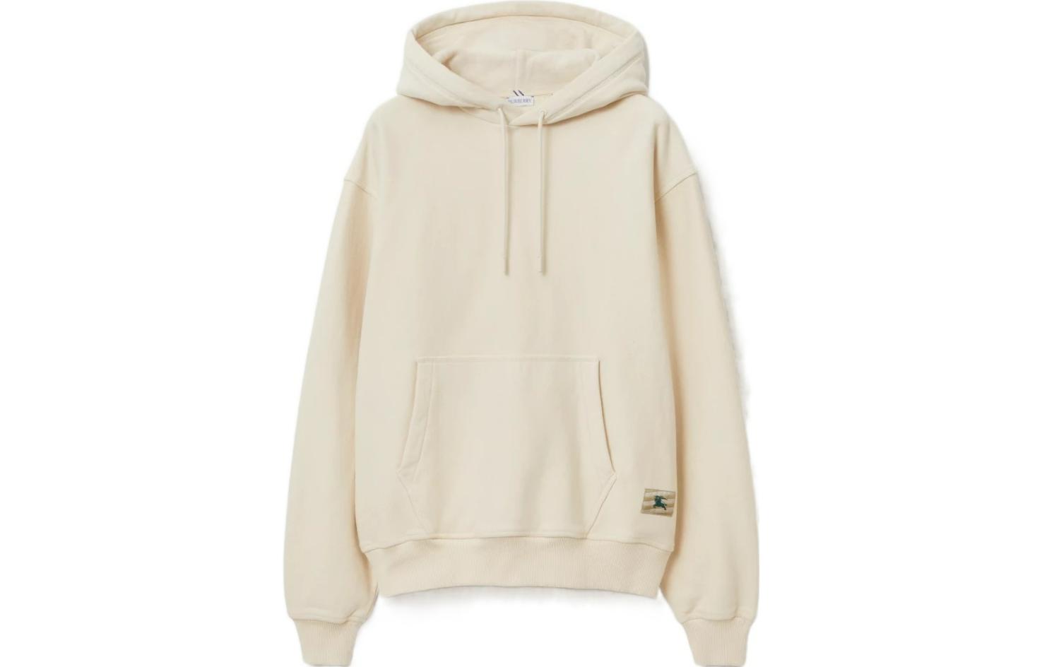 Order Sudadera Burberry Color Sólido con Capucha y Manga Larga Negra. 80812191