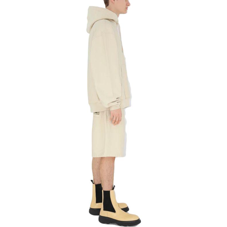 Details for Sudadera Burberry Color Sólido con Capucha y Manga Larga Negra. 80812191