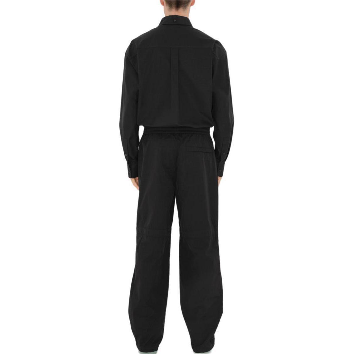 Purchase Burberry Celana Kasual Warna Hitam Obsidian Fit Longgar. 80847961