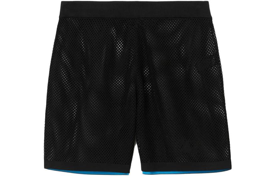 Burberry  Solid Color Relaxed Fit Elastic Waist Shorts Black 80716231