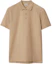 Order Burberry Solid Color Short Sleeve Polo Shirt Beige. 80991671