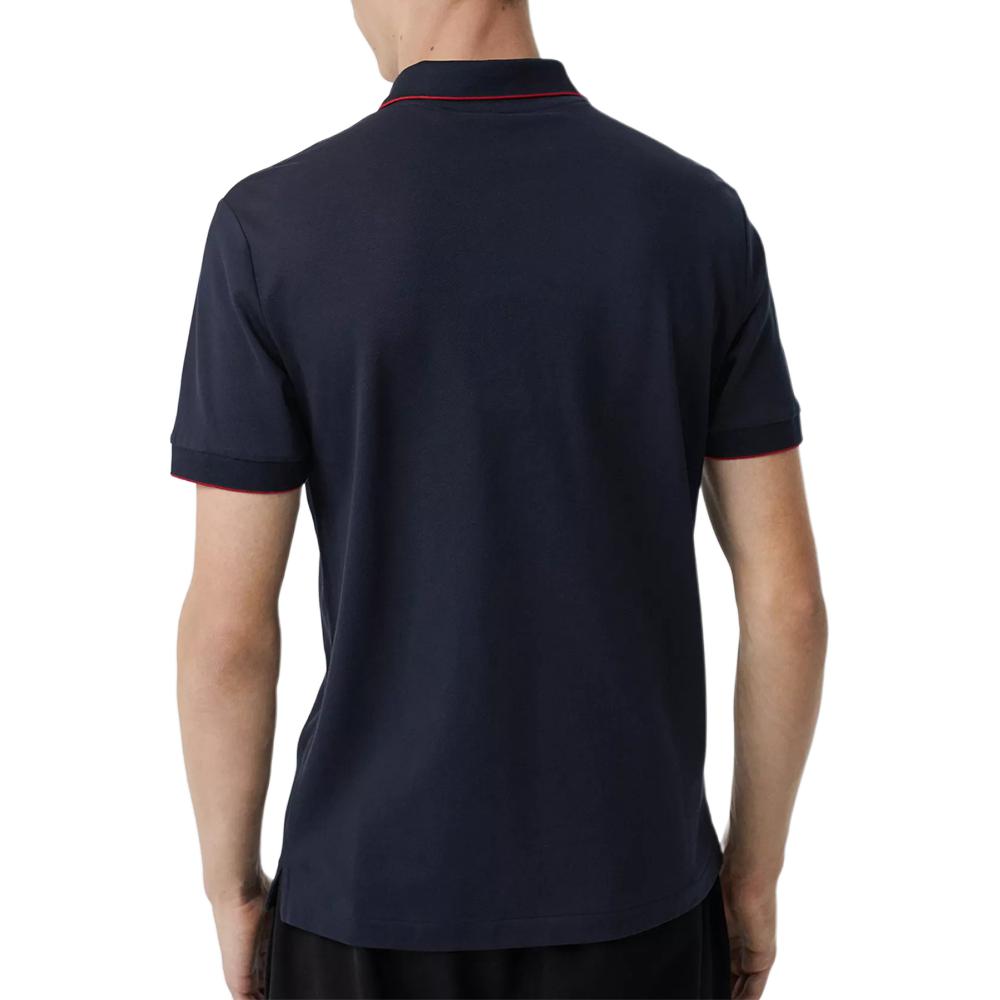 Burberry  Solid Color Slim Fit Polo Shirt Blue 80040881 圖 4