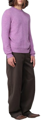 Burberry Celana Kasual Warna Solid Coklat Tua Model Straight Fit. 80766451 Purchase Burberry Celana Kasual Warna Solid Coklat Tua Model Straight Fit. 80766451