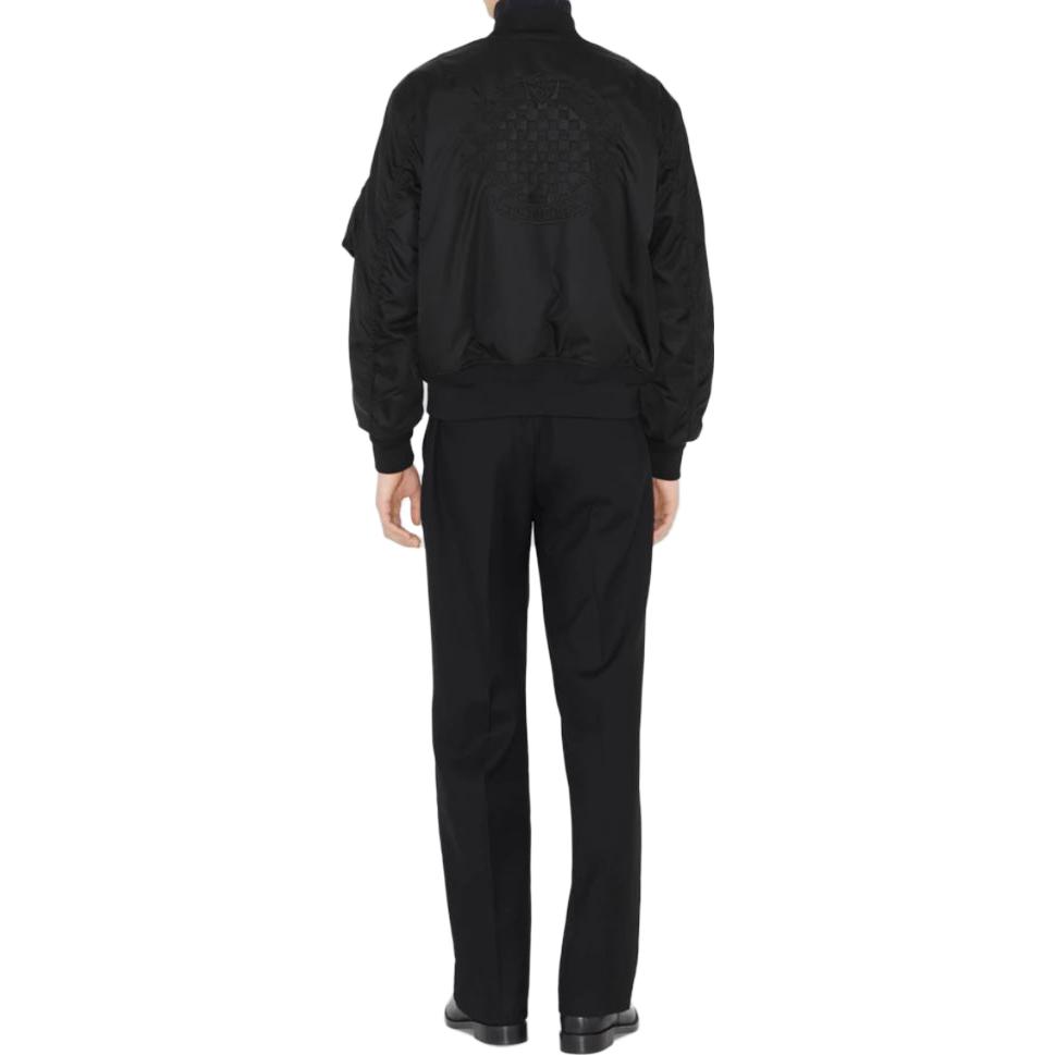 Burberry  Solid Color Zip-Up Jacket Black 80717251 圖 4