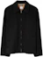 Buy Burberry Solid Color Zip-Up Jacket Black Long Sleeve 80710561