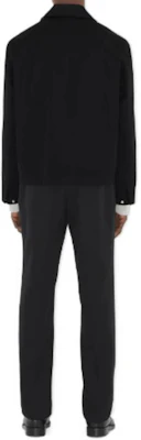 Burberry Solid Color Zip-Up Jacket Black Long Sleeve 80710561 Shop Burberry Solid Color Zip-Up Jacket Black Long Sleeve 80710561