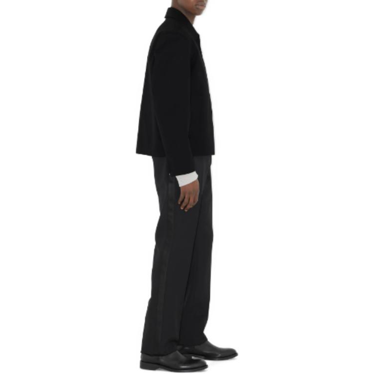 Burberry  Solid Color Zip-Up Jacket Black Long Sleeve 80710561 圖 5