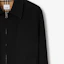 Sizing Burberry Solid Color Zip-Up Jacket Black Long Sleeve 80710561