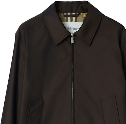 Burberry 棕色純色長袖拉鍊外套 80890061 Purchase Burberry 棕色純色長袖拉鍊外套 80890061