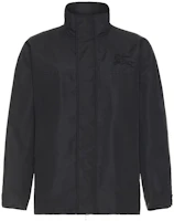 Burberry Solid Color Zip-Up Stand Collar Jacket - Black 80702841 Burberry Solid Color Zip-Up Stand Collar Jacket - Black 80702841