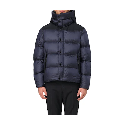 Burberry Solid Color Zip Hoodie Jacket - Blue 80963811