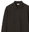 Shop Burberry Solid Cotton Pullover Long-Sleeve Polo Shirt in Otter Brown. 80778711