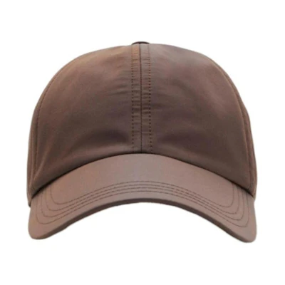 Burberry Solid Design Cotton Baseball Cap Brown 80895371