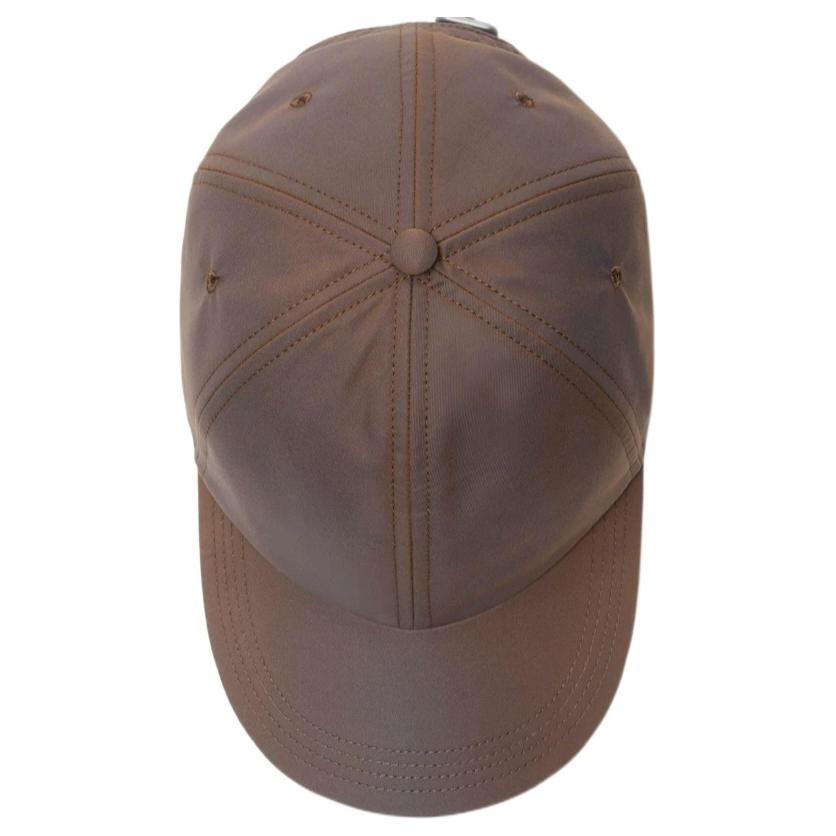 Burberry  Solid Design Cotton Baseball Cap Brown 80895371 圖 3
