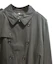 Cheap Burberry Mantel Trench Hitam Double-Breasted Solid. 80621671