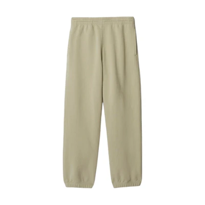 Burberry Solid Elastic Waist Knit Sweatpants with Knight Patch - Moss Green 80946311