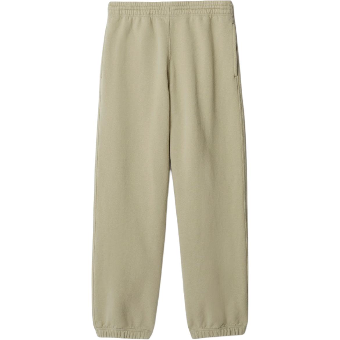 Order Burberry Seluar Knit Pinggang Elastik dengan Patch Knight - Hijau Lumut 80946311