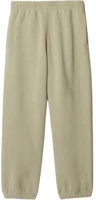 Order Burberry Solid Elastic Waist Knit Sweatpants with Knight Patch - Moss Green 80946311