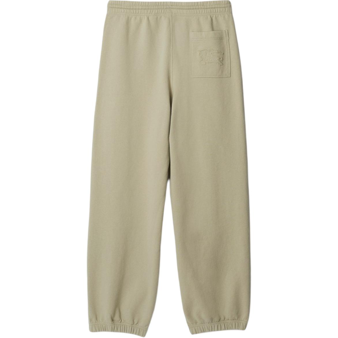 Lookbook Burberry Seluar Knit Pinggang Elastik dengan Patch Knight - Hijau Lumut 80946311